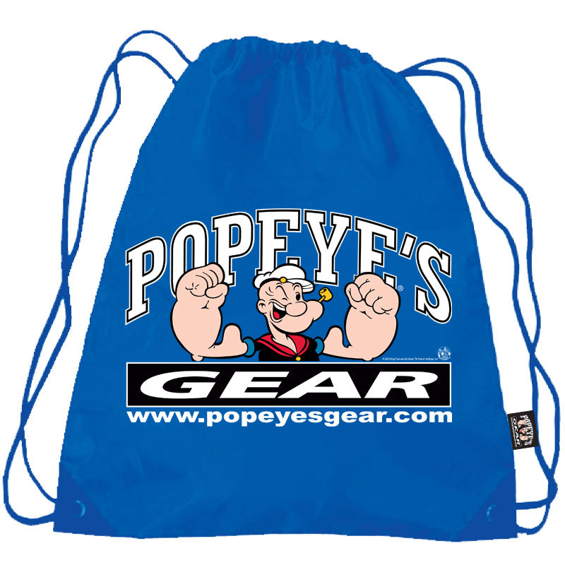 Popeye's Gear Drawstring Bag - Blue