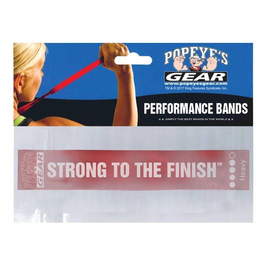 Popeye's Gear Performance Bands - Heavy (Red)