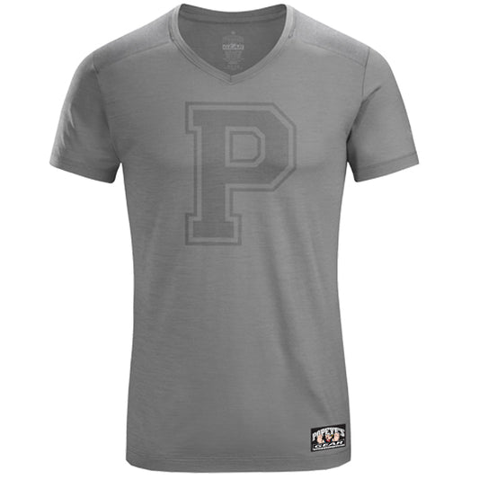 Popeye's GEAR T-Shirt, Performance "Athletic P" - Grey