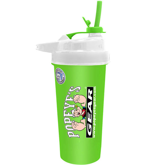 Popeye's Gear Flip-N-Sip Shaker Cup - Neon Green