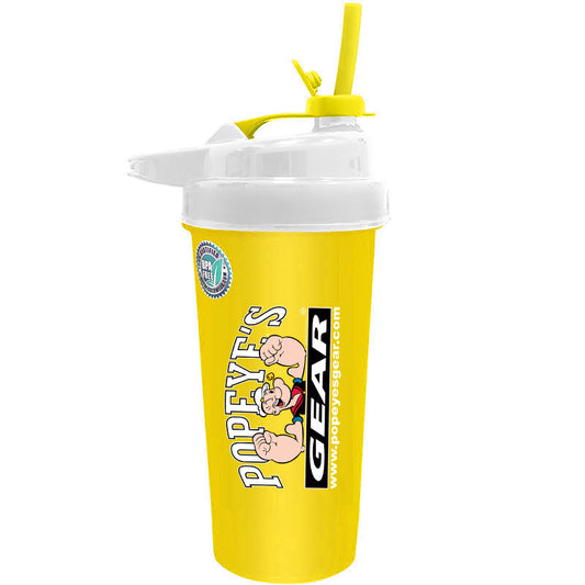 Popeye's Gear Flip-N-Sip Shaker Cup - Neon Yellow