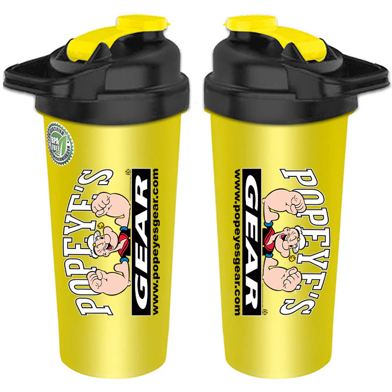 Popeye's Gear Shaker Cup "Typhoon w/Handle" - Yellow/Black