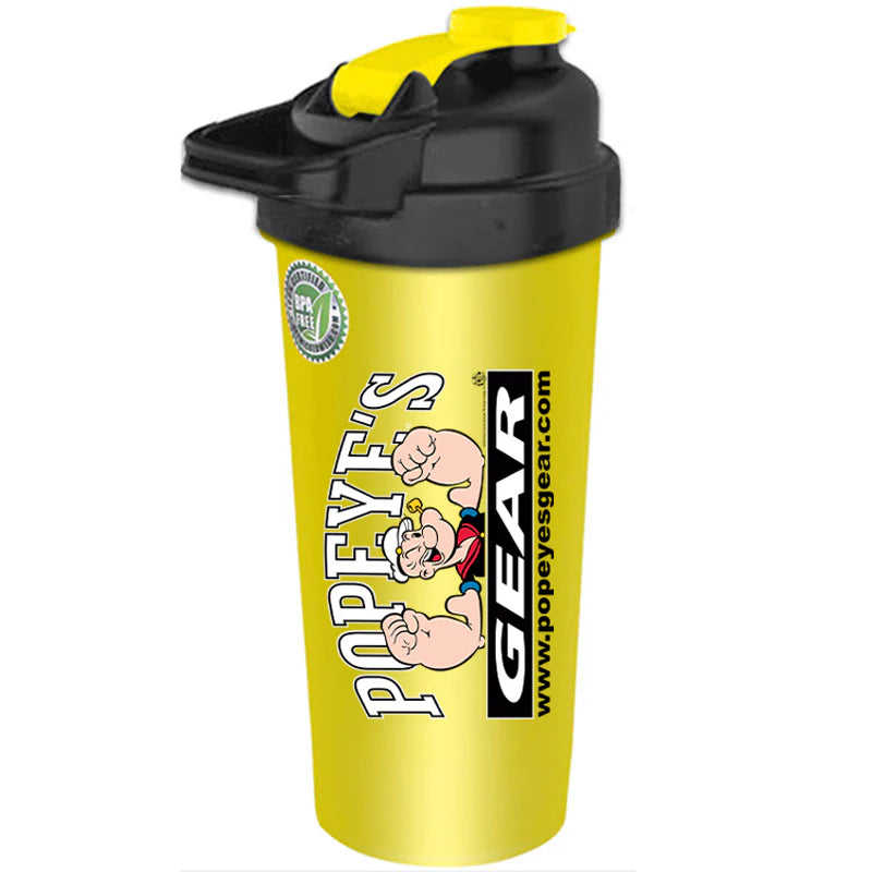 Popeye's Gear Shaker Cup "Typhoon w/Handle" - Yellow/Black