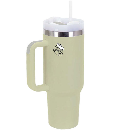 Popeye's Gear Stainless Steel 40oz Tumbler - Light Creme